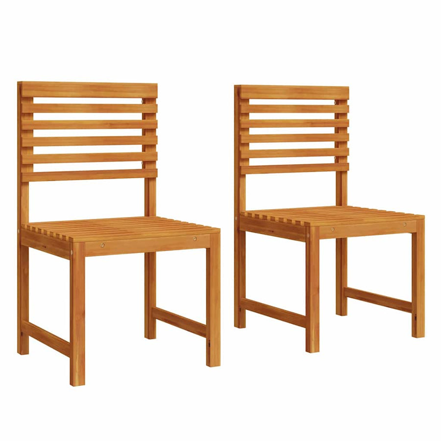 Tuinstoel 2 pcs Bruin 50 x 50 x 91cm Massief acaciahout