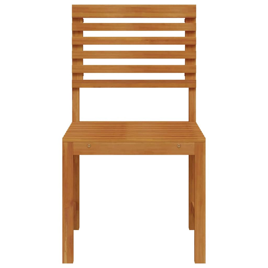 Tuinstoel 2 pcs Bruin 50 x 50 x 91cm Massief acaciahout