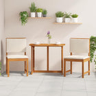 Tuinstoel massief acaciahout bruin 50x50x91 cm