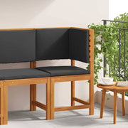 Tuinstoel massief acaciahout bruin 50x50x91 cm