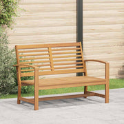 Tuinbank 110x65x76.5 cm massief teakhout bruin
