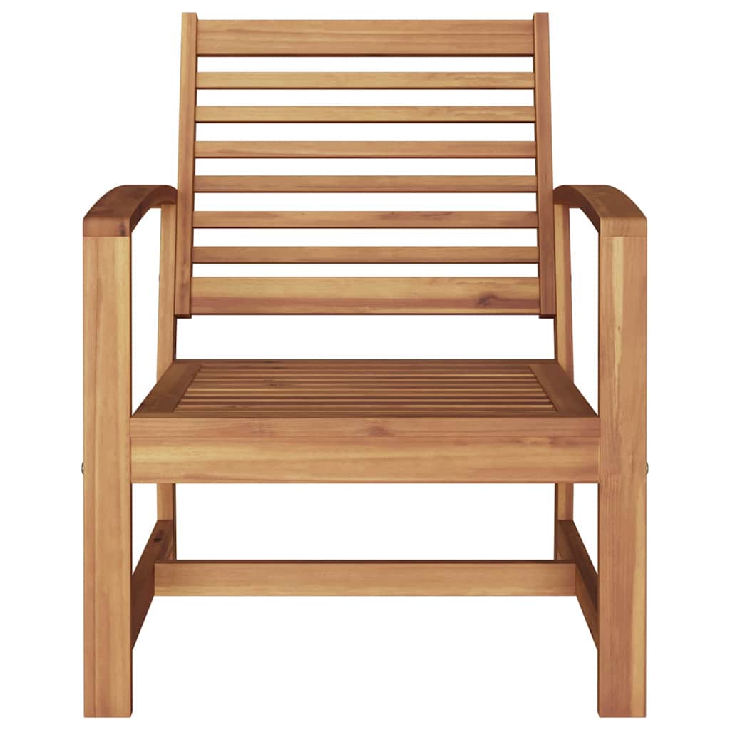Tuinstoelen 2 pcs Bruin 60 x 65 x 76.5 cm Massief teakhout