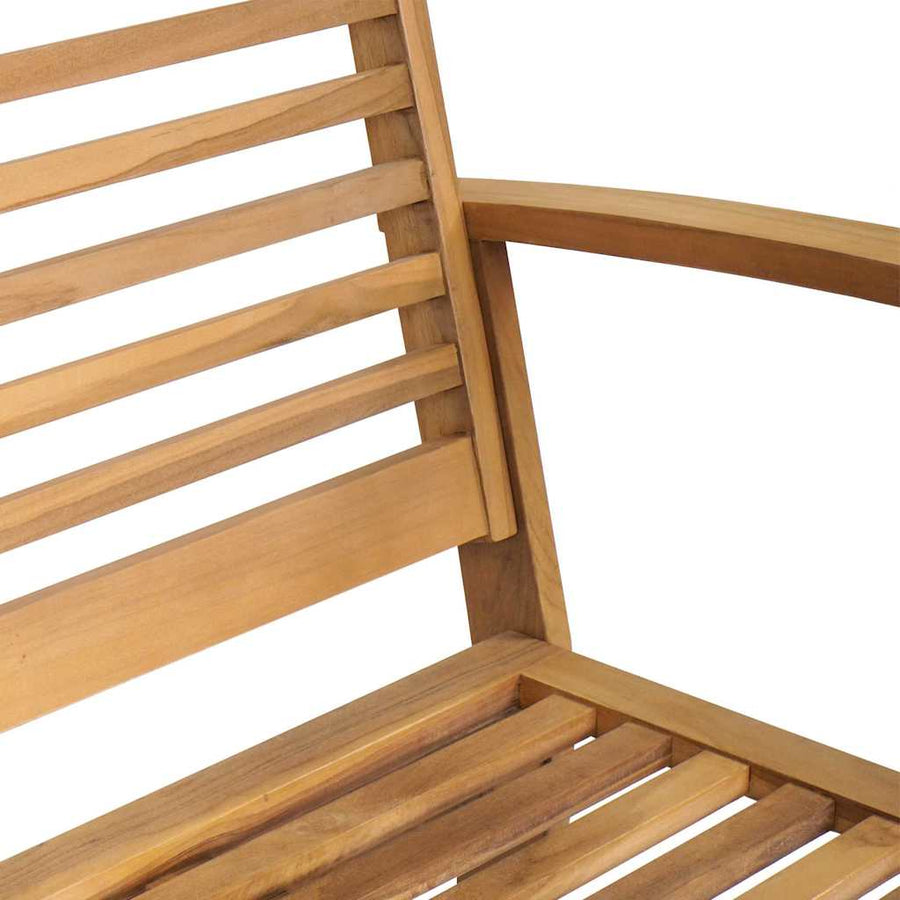 Tuin Sofa Set 2 pcs Bruin Massief teakhout