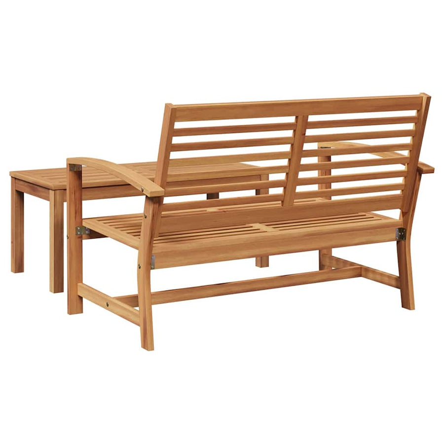 Tuin Sofa Set 2 pcs Bruin Massief teakhout