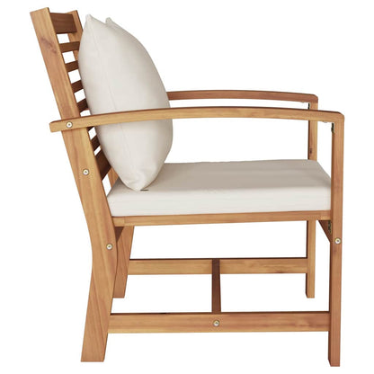 Tuinstoelen 2 pcs Bruin 60 x 65 x 76.5 cm Massief teakhout