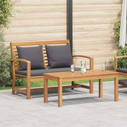Teakhouten bank bruin 110x66x76 cm
