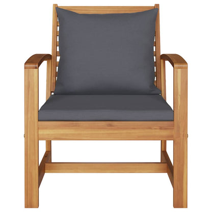 Tuinstoelen 2 pcs Bruin 60 x 65 x 76.5 cm Massief teakhout