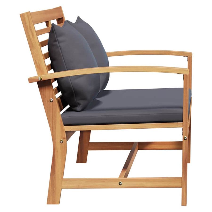 Tuin Sofa Set 2 pcs Bruin Massief teakhout