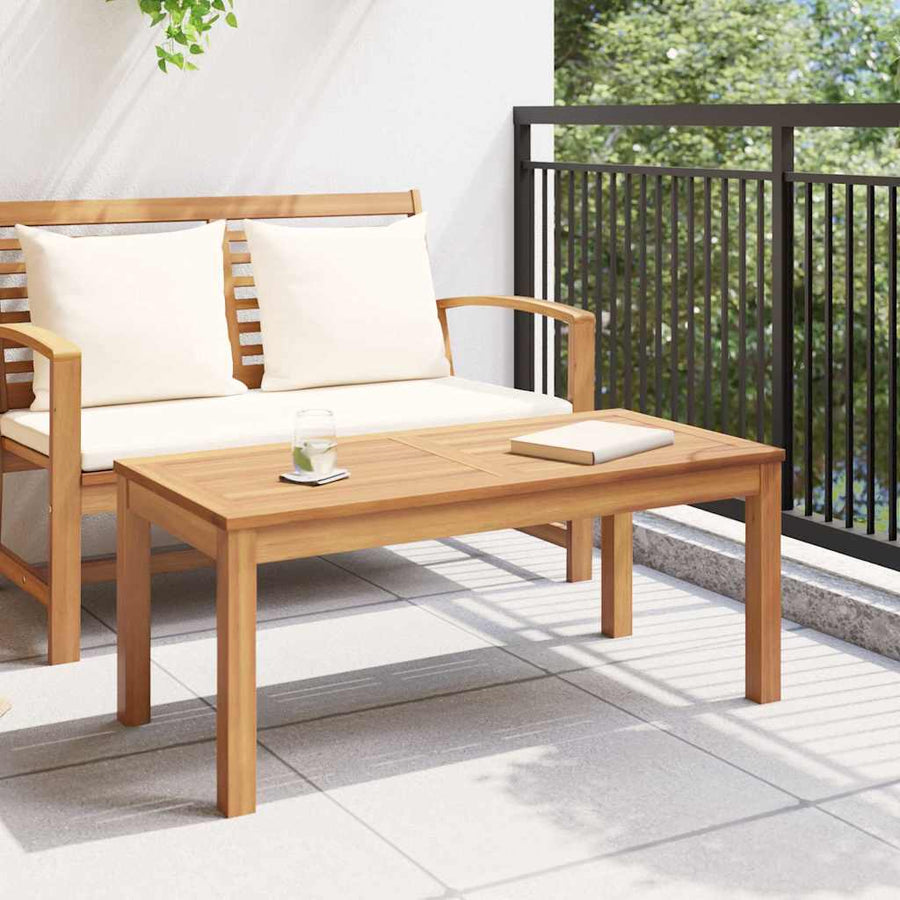 Tuinstafel Bruin 95 x 45 x 40 cm Massief teakhout