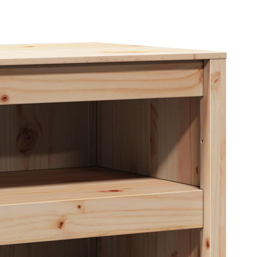 Keukenkast Bruin Eiken 106 x 55 x 64 cm Massief grenenhout