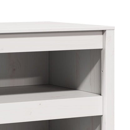 Keukenkast met plank Wit 106 x 55 x 64 cm Massief grenenhout