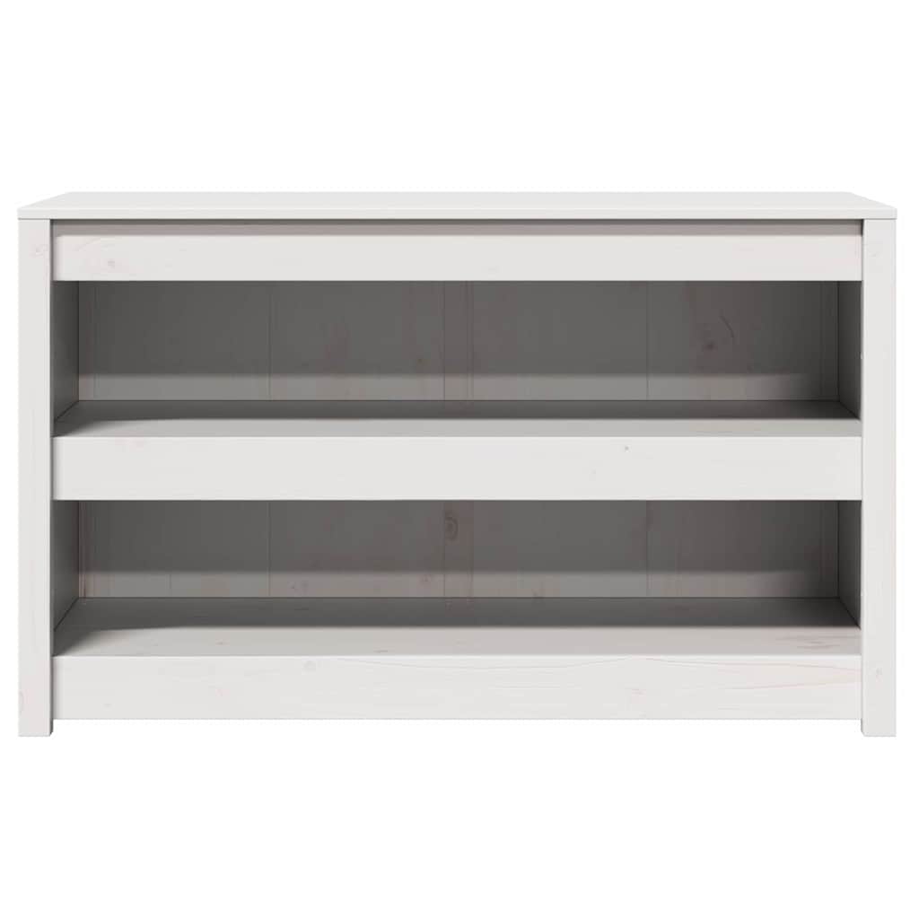 Keukenkast met plank Wit 106 x 55 x 64 cm Massief grenenhout
