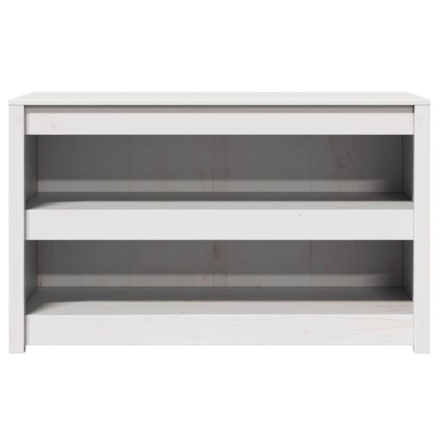 Keukenkast met plank Wit 106 x 55 x 64 cm Massief grenenhout