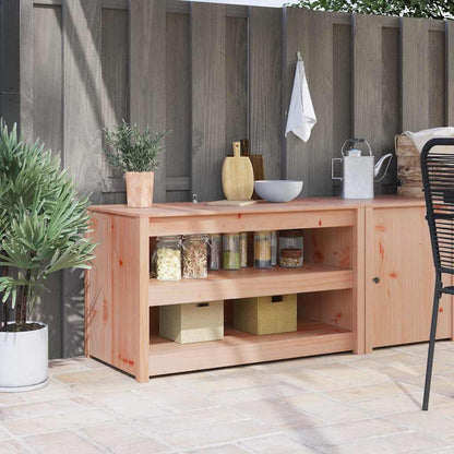 Keukenkast Bruin Eiken 106 x 55 x 64 cm Massief grenenhout