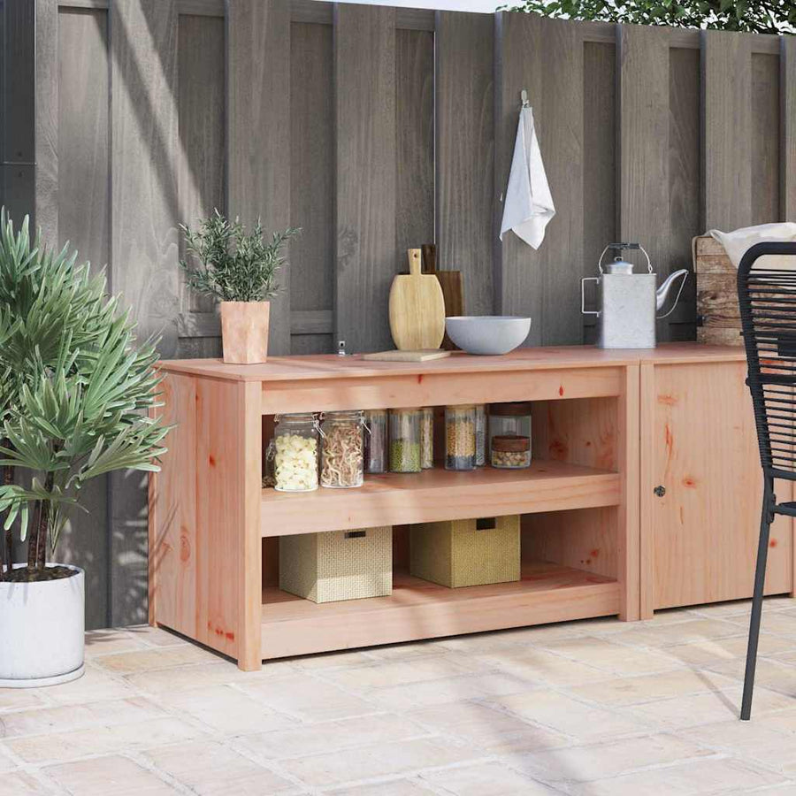 Keukenkast Bruin Eiken 106 x 55 x 64 cm Massief grenenhout