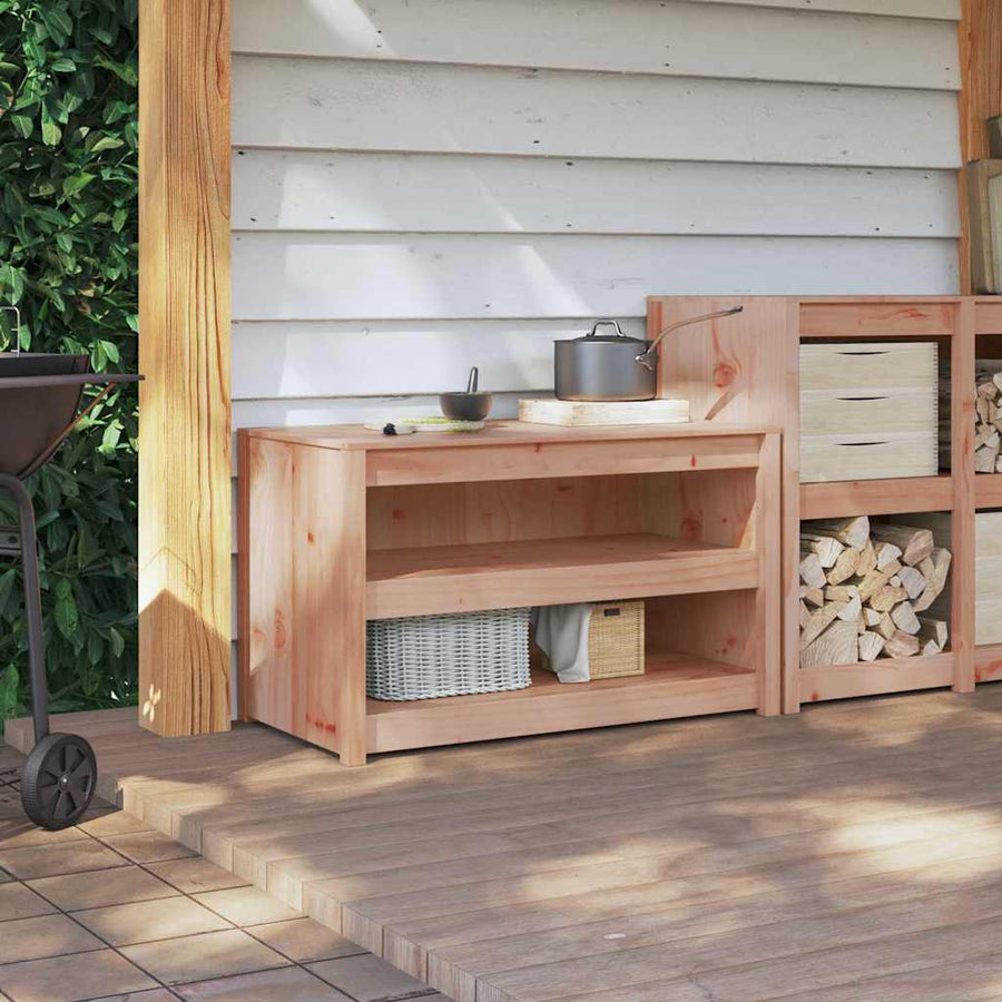 Keukenkast Bruin Eiken 106 x 55 x 64 cm Massief grenenhout