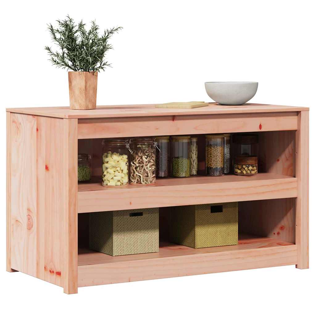 Keukenkast Bruin Eiken 106 x 55 x 64 cm Massief grenenhout