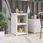 Kitchen Cabinet with Shelf White 55 x 55 x 92 cm Solid Pine Wood