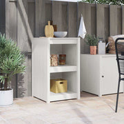 Keukenkast massief grenenhout 55x55x92 cm wit