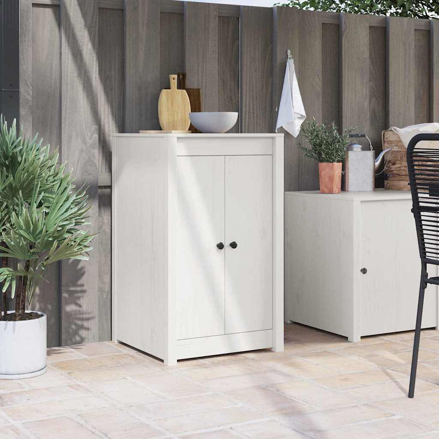 Keukendeur Wit 50 x 9 x 82 cm Massief grenenhout