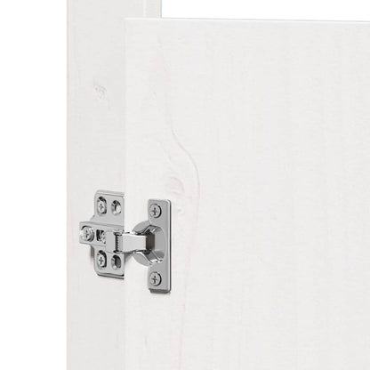 Keukendeur 2 pcs Wit 50 x 9 x 82 cm Massief grenenhout