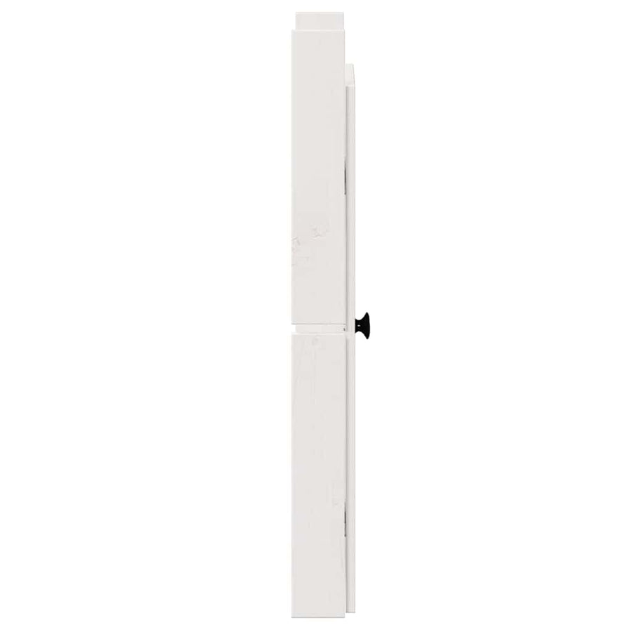 Keukendeur 2 pcs Wit 50 x 9 x 82 cm Massief grenenhout