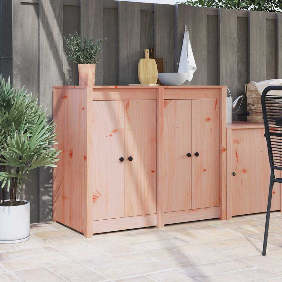 Keukendeur 2 pcs Bruin 50 x 9 x 82 cm massief douglas