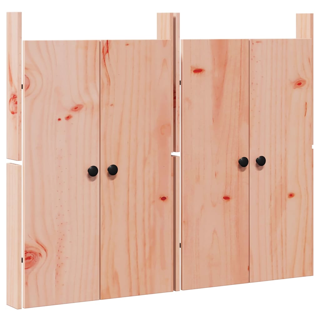 Keukendeur 2 pcs Bruin 50 x 9 x 82 cm massief douglas