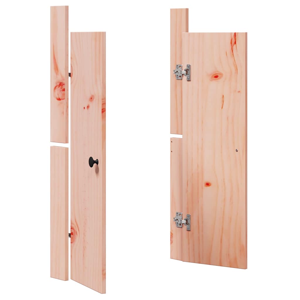 Keukendeur 2 pcs Bruin 50 x 9 x 82 cm massief douglas