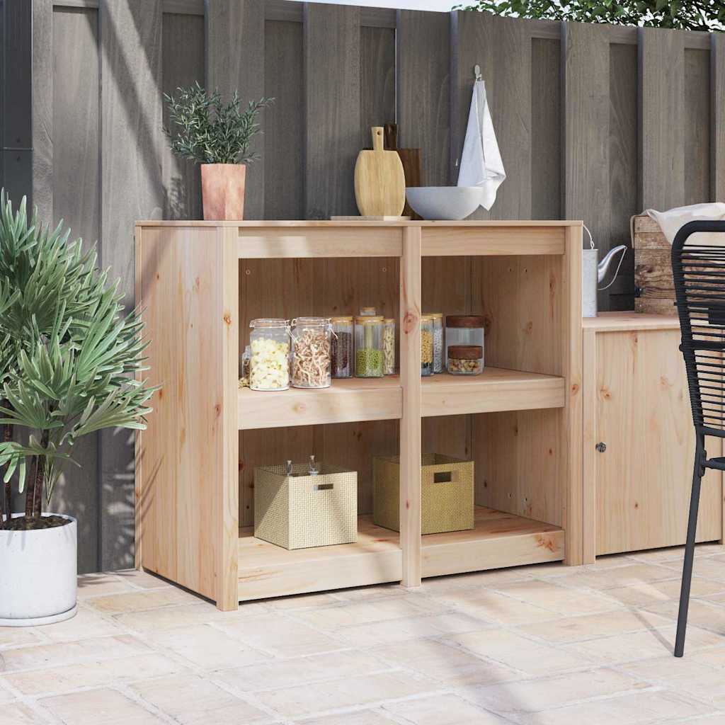 Keukenkast Bruin Eiken 106 x 55 x 92 cm Massief grenenhout