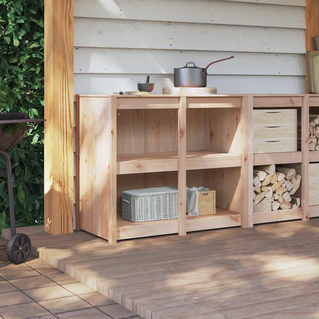 Keukenkast Bruin Eiken 106 x 55 x 92 cm Massief grenenhout