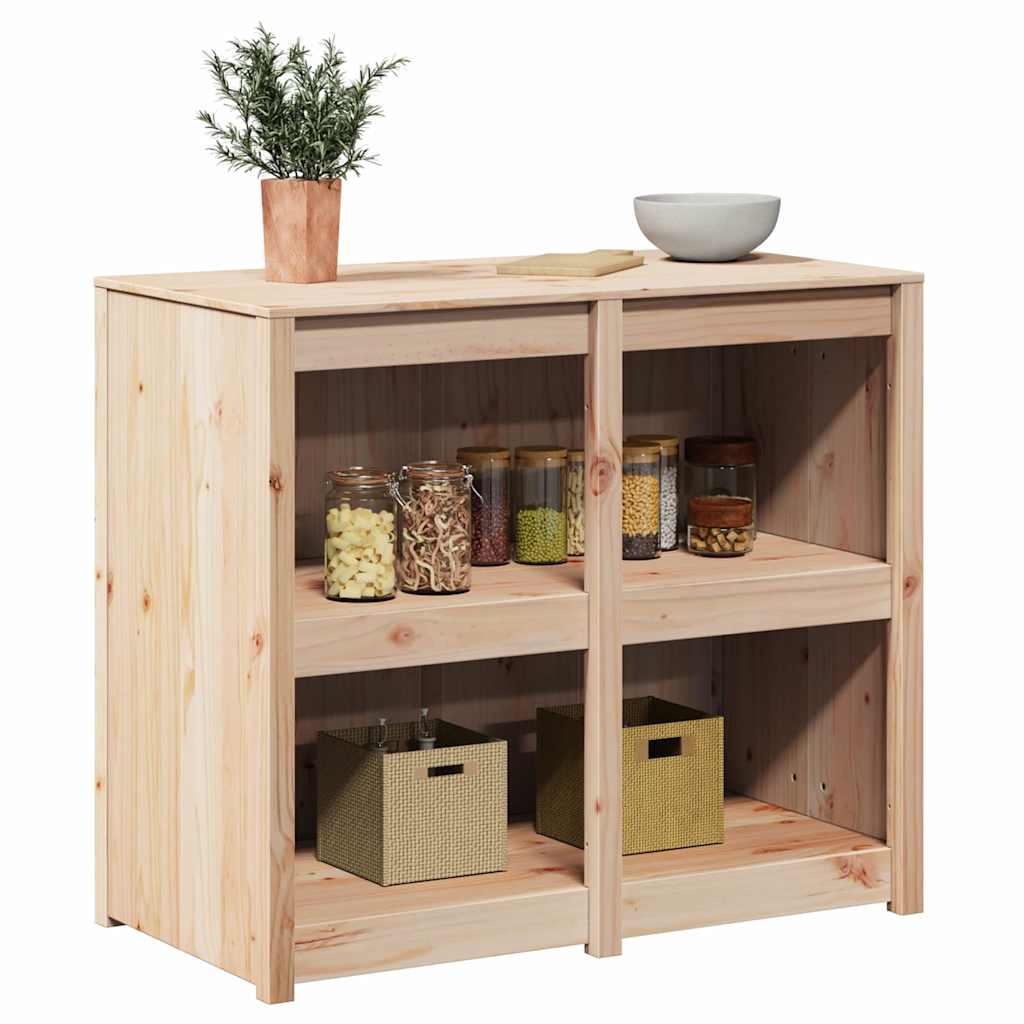 Keukenkast Bruin Eiken 106 x 55 x 92 cm Massief grenenhout