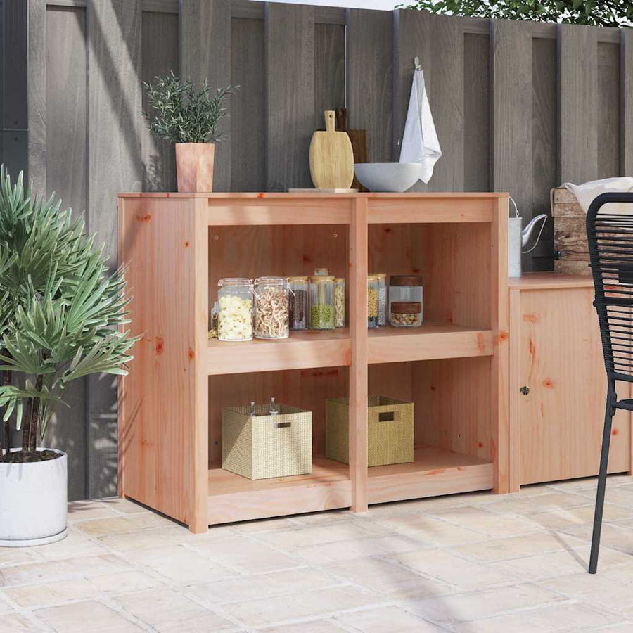 Keukenkast Bruin Eiken 106 x 55 x 92 cm Massief grenenhout