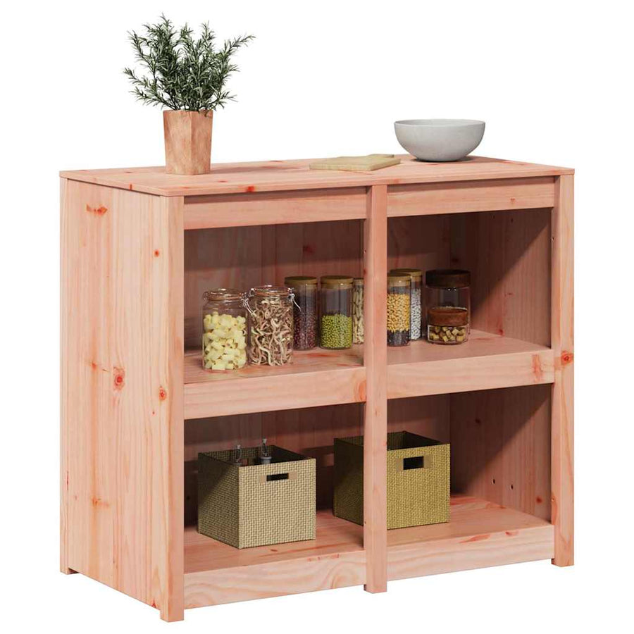 Keukenkast Bruin Eiken 106 x 55 x 92 cm Massief grenenhout