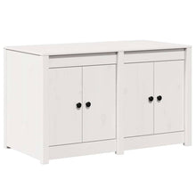 Keukenkast met plank Wit 106 x 55 x 64 cm Massief grenenhout