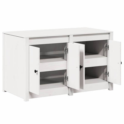 Keukenkast met plank Wit 106 x 55 x 64 cm Massief grenenhout
