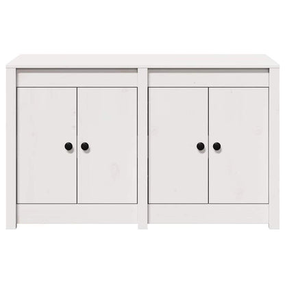 Keukenkast met plank Wit 106 x 55 x 64 cm Massief grenenhout