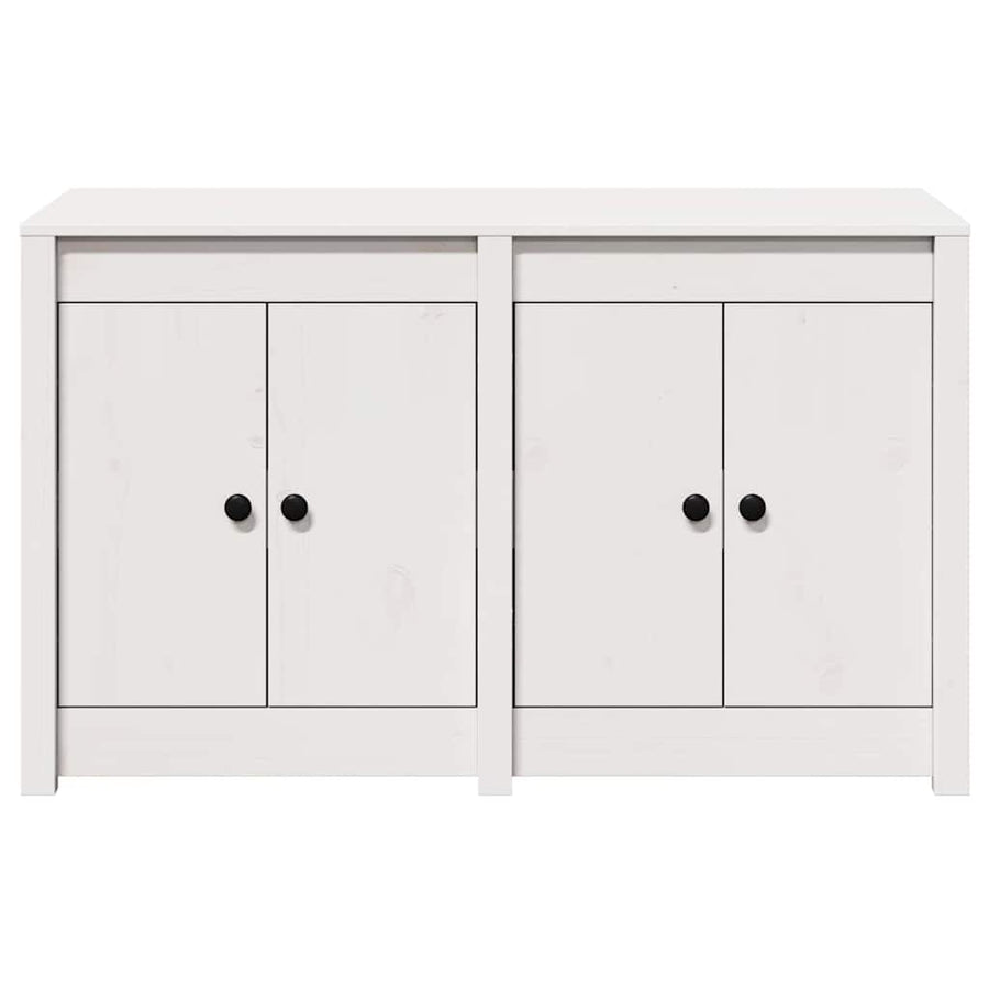 Keukenkast met plank Wit 106 x 55 x 64 cm Massief grenenhout