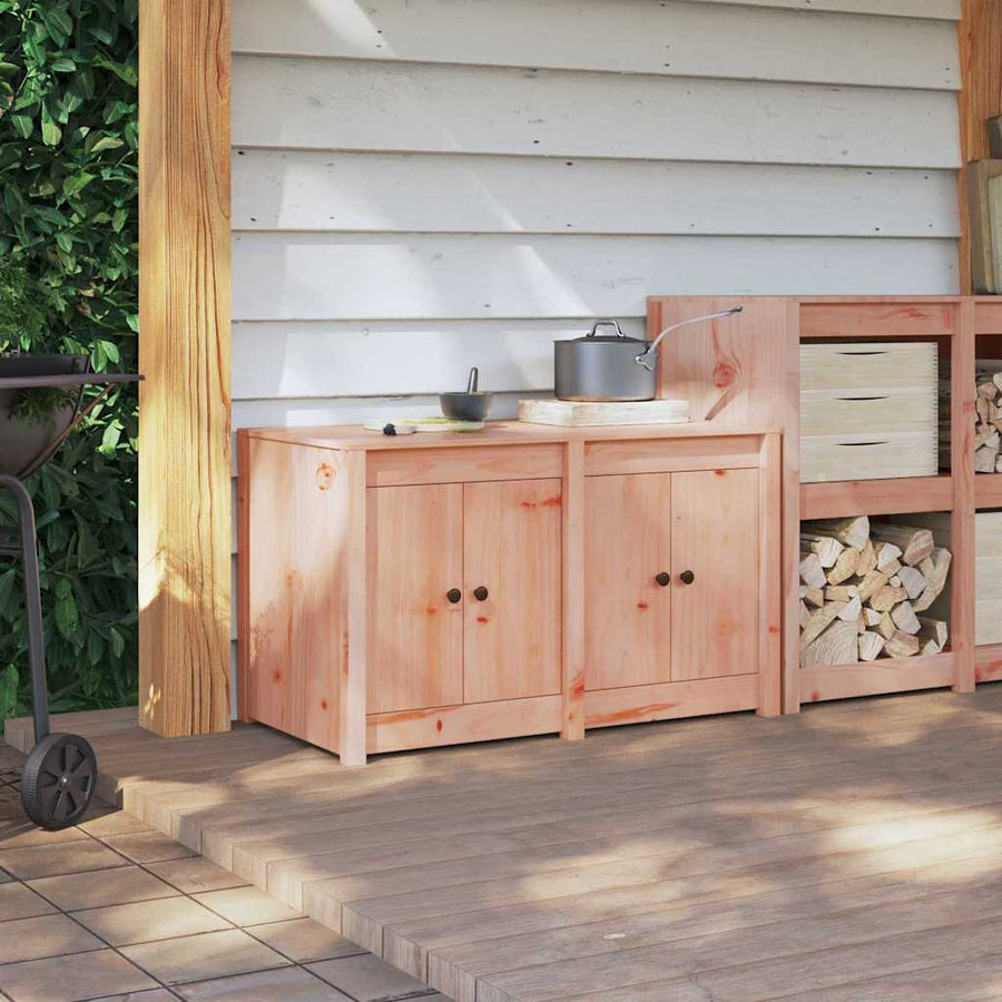 Keukenkast Bruin Eiken 106 x 55 x 64 cm Massief grenenhout