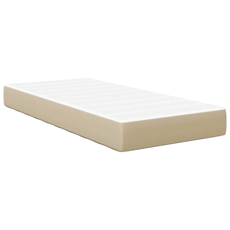 Bedmatras met matras Saliegroen 80 x 200 cm Stof
