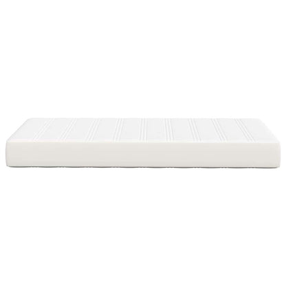 Bedmatras met matras Crème 90 x 190 cm Stof