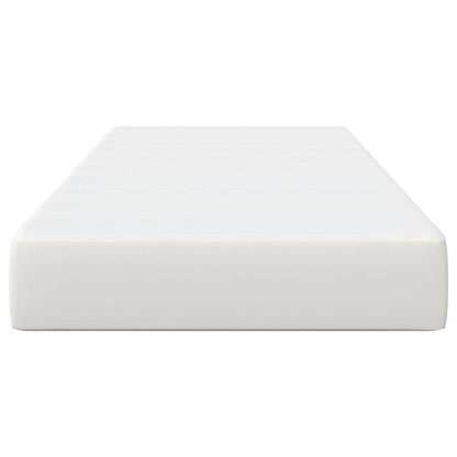 Bedmatras met matras Crème 90 x 190 cm Stof