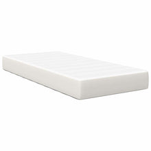 Bedmatras met matras Crème 90 x 200 cm Stof