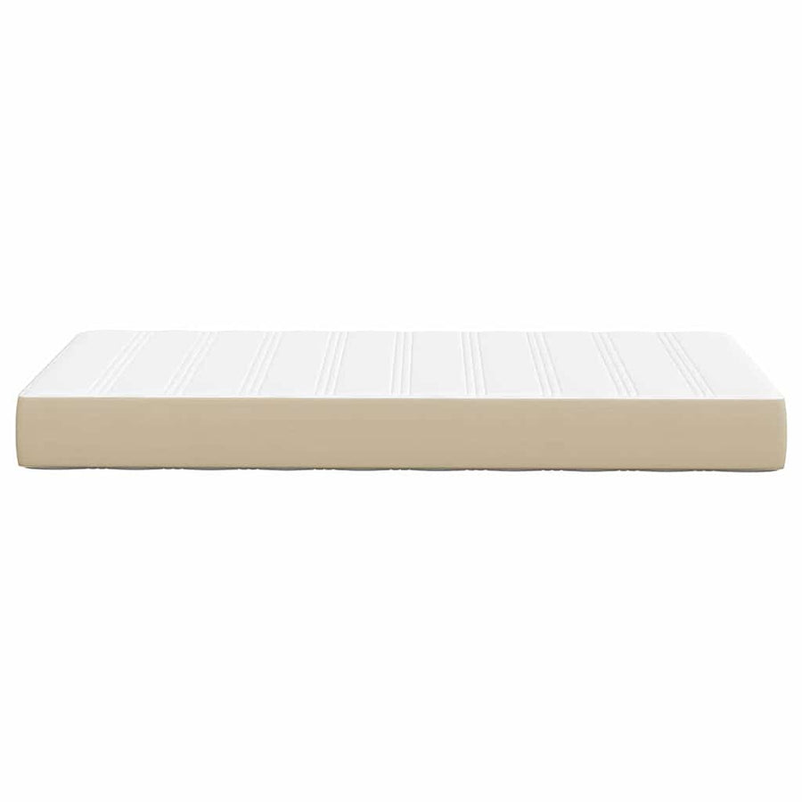 Bedmatras met matras Saliegroen 90 x 200 cm Stof