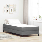 Bedmatras 100x200 cm lichtgrijs stof