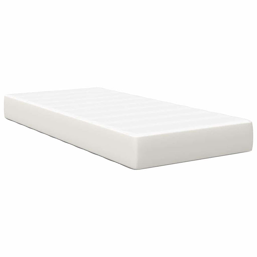 Bedmatras met matras Crème 100 x 200 cm Stof