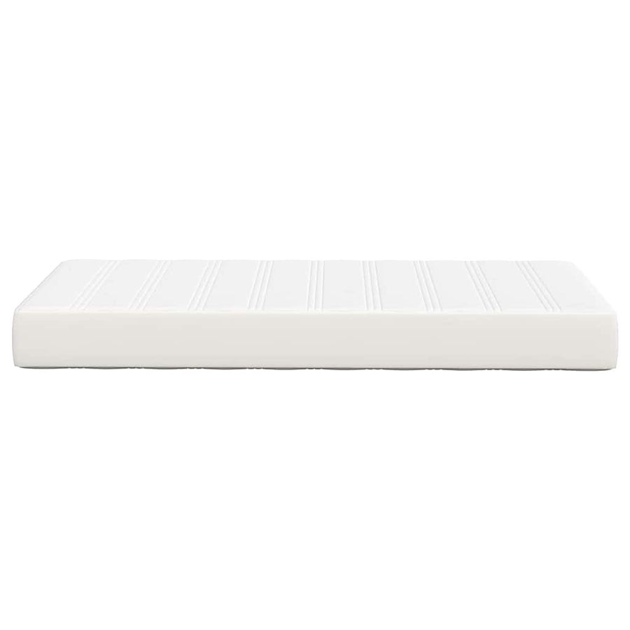 Bedmatras met matras Crème 100 x 200 cm Stof