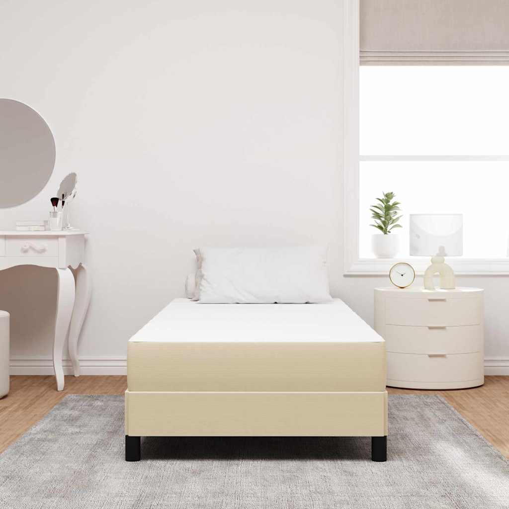 Bedmatras met matras Saliegroen 100 x 200 cm Stof