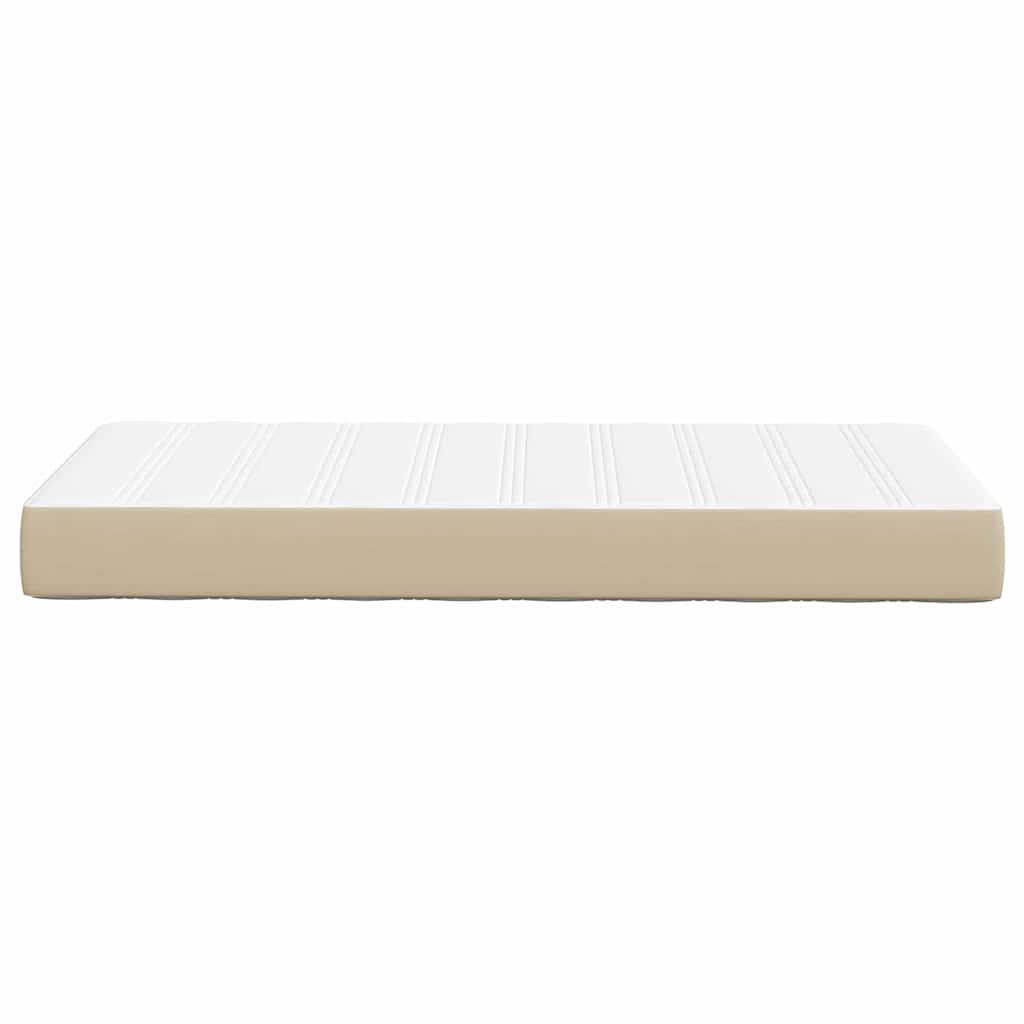 Bedmatras met matras Saliegroen 100 x 200 cm Stof