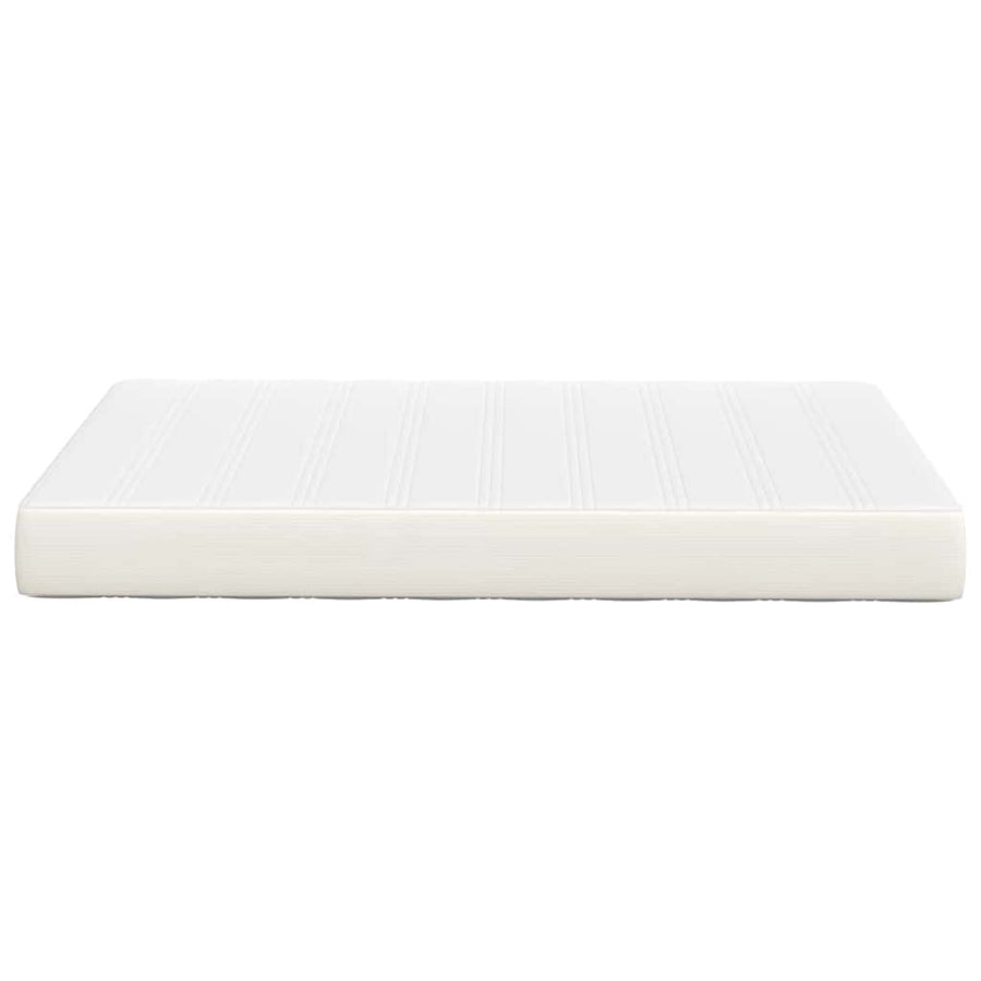 Bedmatras met matras Crème 120 x 190 cm Stof